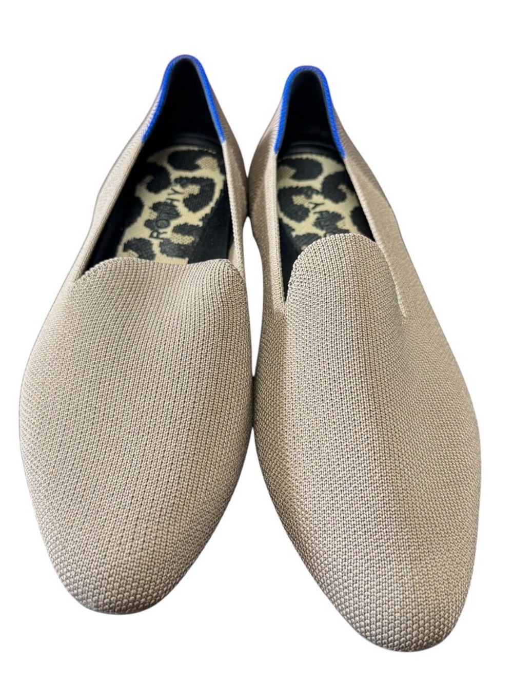 Rothy’s The Almond Loafer Mocha Knit Slip On Flats Size 7.5 - Picture 3 of 16